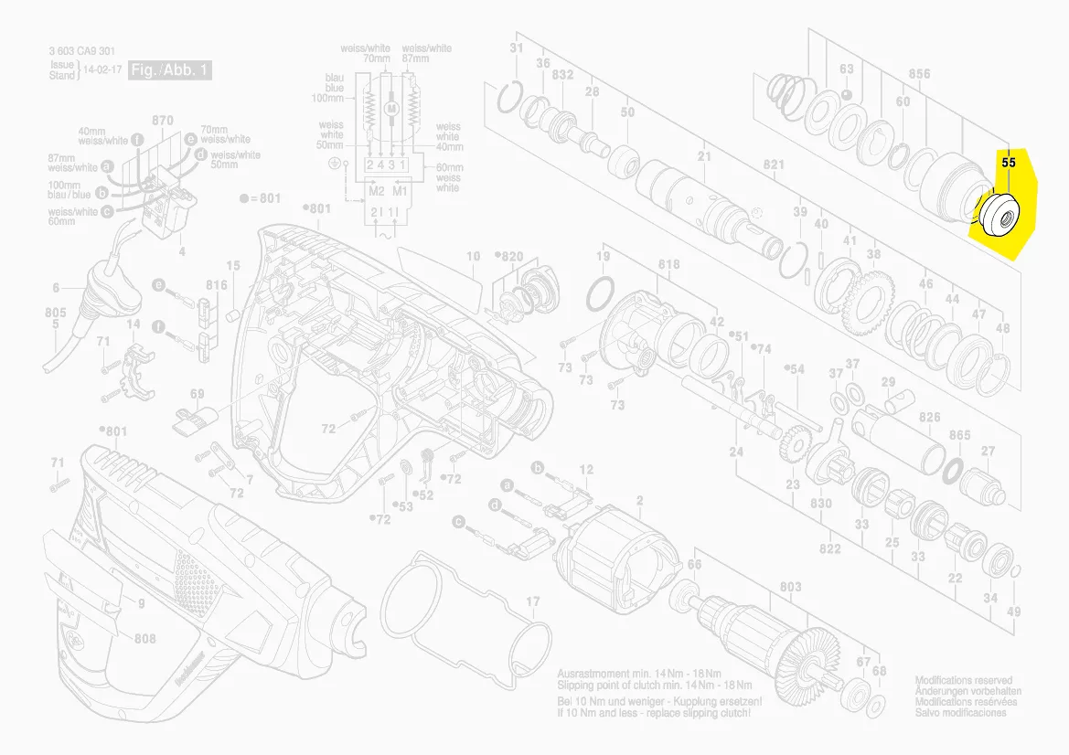 Capuchon de protection réf. 1 610 508 052